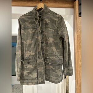 Lucky Brand Women’s Green Camouflage Field Jacket